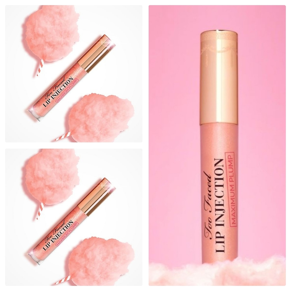 🍭 Too Faced Lip Injections Maximum Plump "Cotton Candy Kisses" 🍭